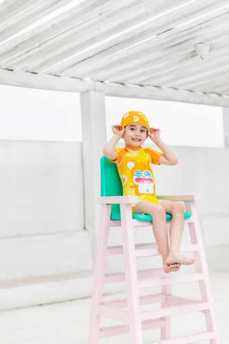 Baby Swim Hat - Yellow