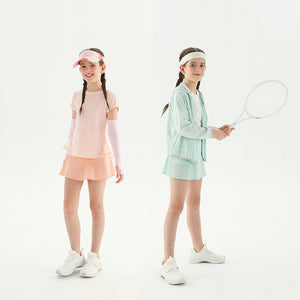 Girls Fake Two Piece Skirts